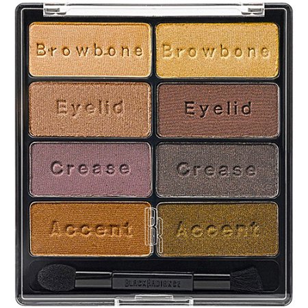 Black Radiance 8 Palette Eyeshadow Downtown Browns & Mascara Instant Eye Appeal 8026 - ADDROS.COM
